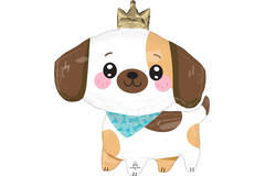 Foil Balloon - Shape - Kawaii Puppy